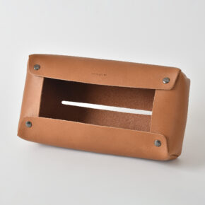 TISSUE COVER oiled leather bottom
