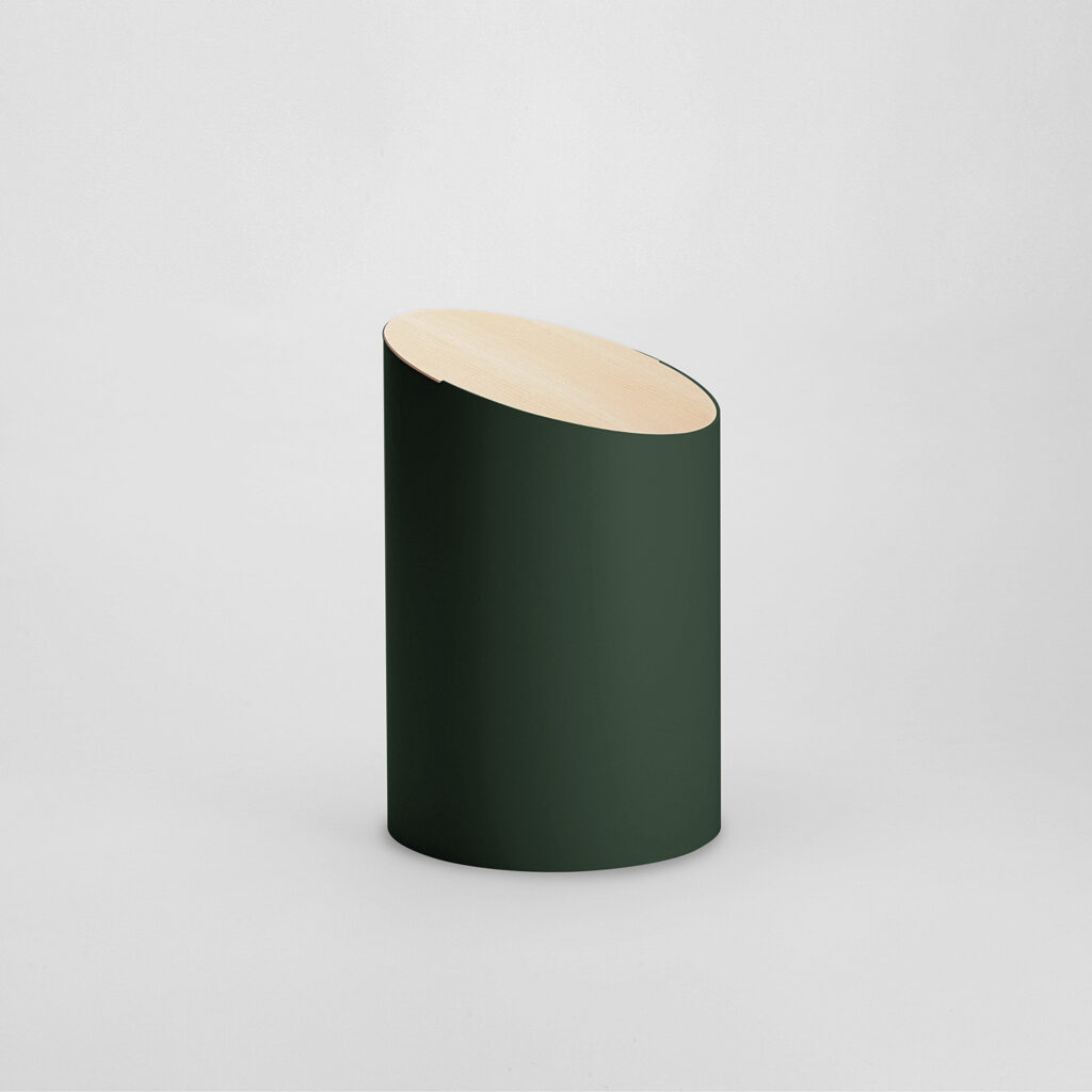 SWING BIN S / green / hard maple