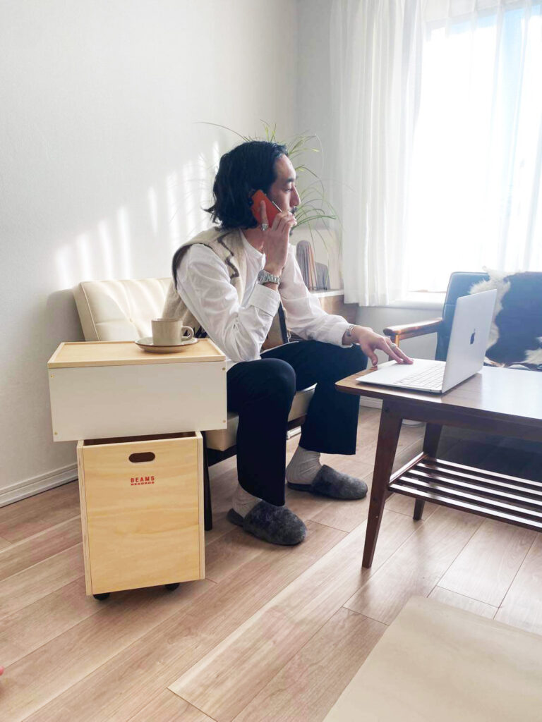 手束 正弘 (Masahiro Tetsuka) Story - BEAMS RECORDS / LINDEN BOX for 12inch Vinyls, LINDEN BOX Lid