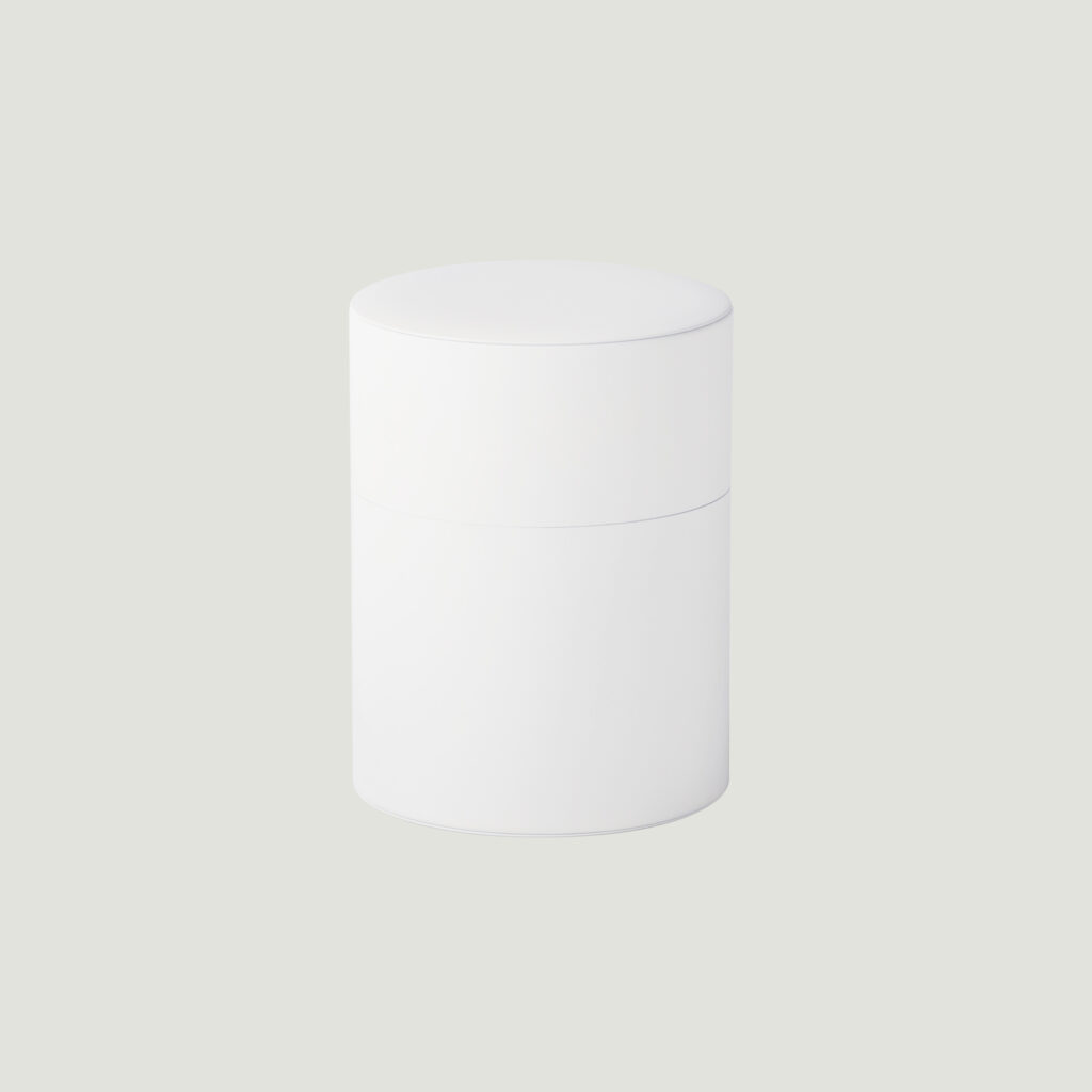 TIN CADDY M / white