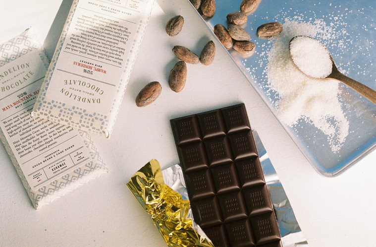 「Dandelion Chocolate(ダンデライオン・チョコレート)」 チョコレートバー、ブラウニー、チョコチップクッキーなどのスイーツ