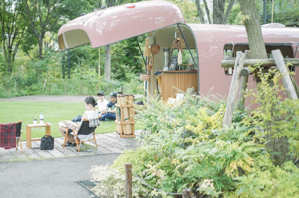 ののあおやま カフェトラック「森のとうばん」Cafe track “Mori no Touban”