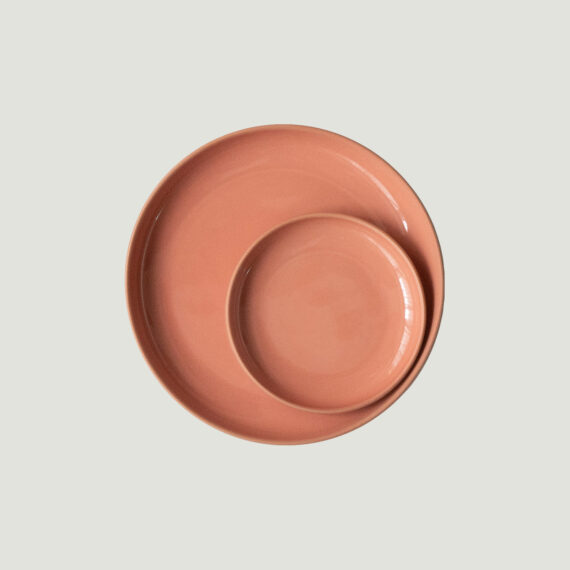 STONEWARE ROUND PLATE